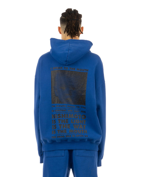 NISHIMOTO IS THE MOUTH | Classic Hoodie Blue - Concrete