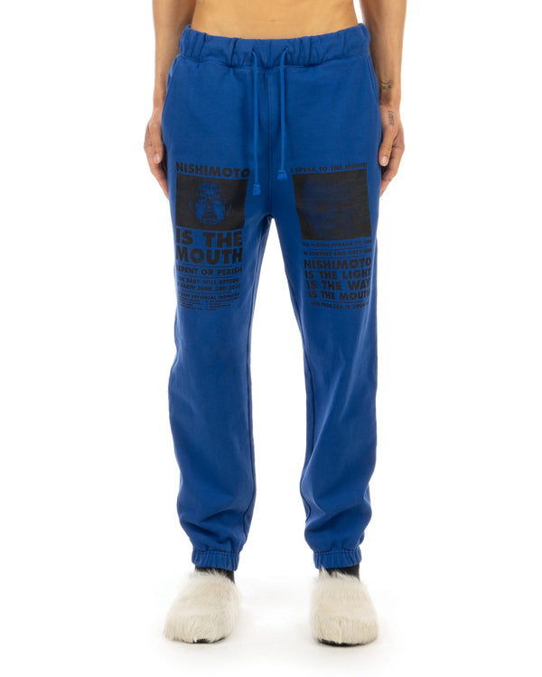 NISHIMOTO IS THE MOUTH | Classic Sweatpants Blue - Concrete