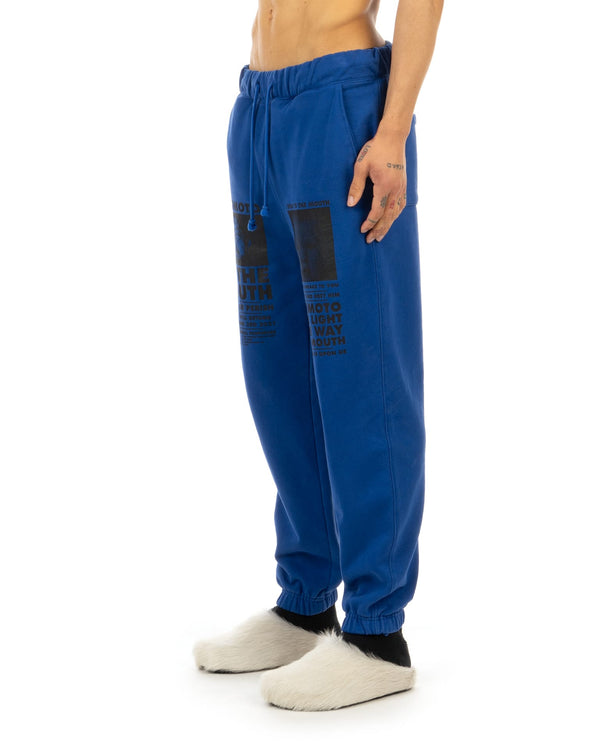 NISHIMOTO IS THE MOUTH | Classic Sweatpants Blue - Concrete