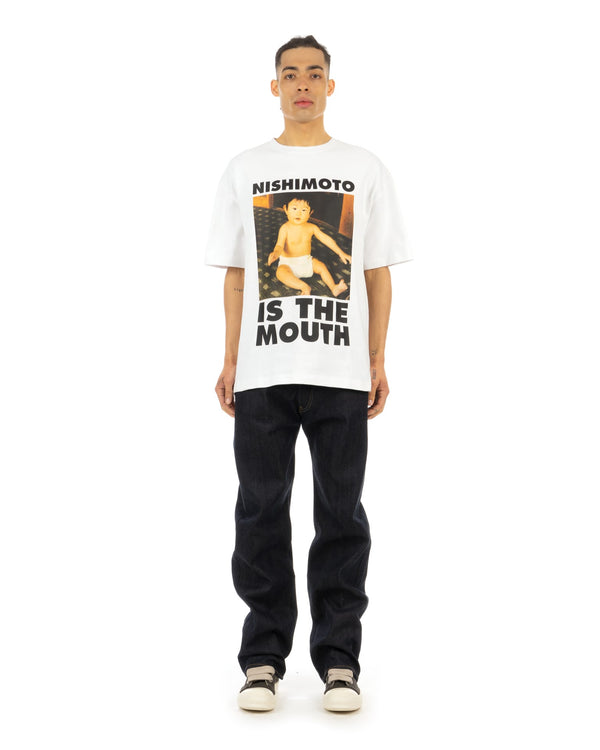 NISHIMOTO IS THE MOUTH | Photo T-Shirt White - Concrete