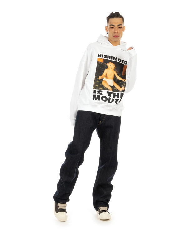 NISHIMOTO IS THE MOUTH | Photo Hoodie White - Concrete