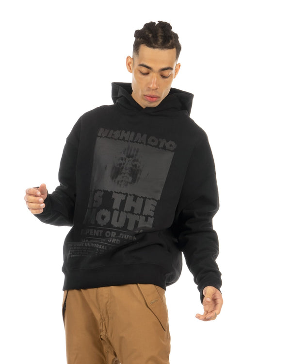 NISHIMOTO IS THE MOUTH | x Kosuke Kawamura Hoodie Black - Concrete