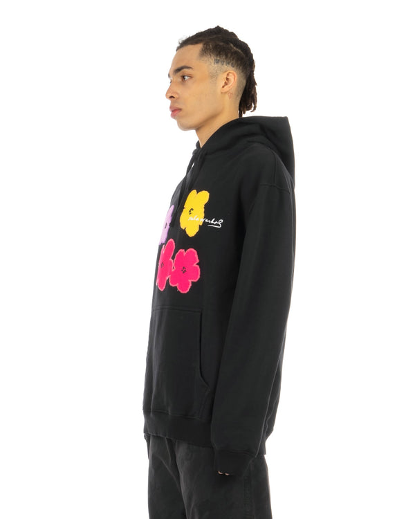 maharishi | x Warhol 9640 Flowers Hoodie Black - Concrete