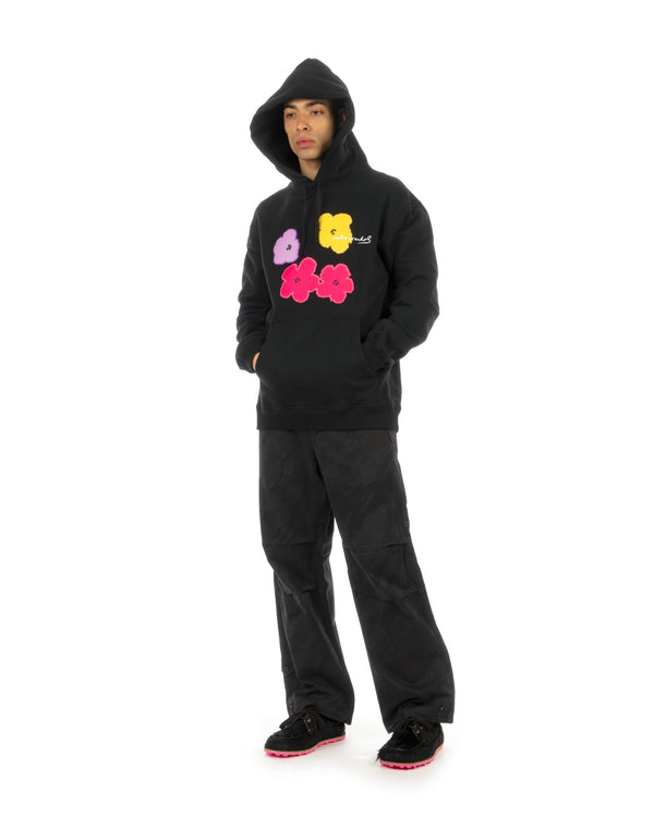 maharishi | x Warhol 9640 Flowers Hoodie Black - Concrete