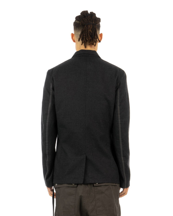 maharishi | Satellite Blazer Melange Wool Charcoal - Concrete
