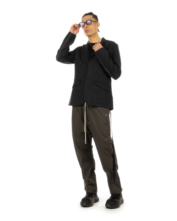 maharishi | Satellite Blazer Melange Wool Charcoal - Concrete