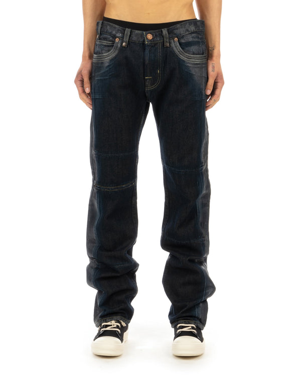 Levi's Red | 295305 Straight Cling Film Waxed Jeans - Concrete
