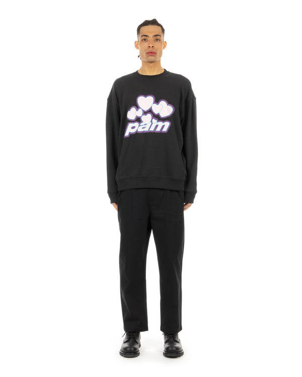 Perks and Mini (P.A.M.) | It's All About Crewneck Sweat Black - Concrete