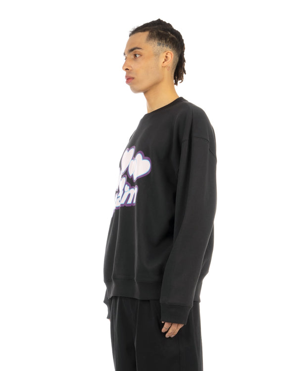 Perks and Mini (P.A.M.) | It's All About Crewneck Sweat Black - Concrete
