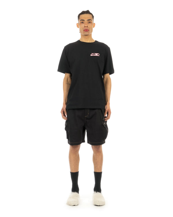 Perks and Mini (P.A.M.) | Y_Eyes T-Shirt Black - Concrete