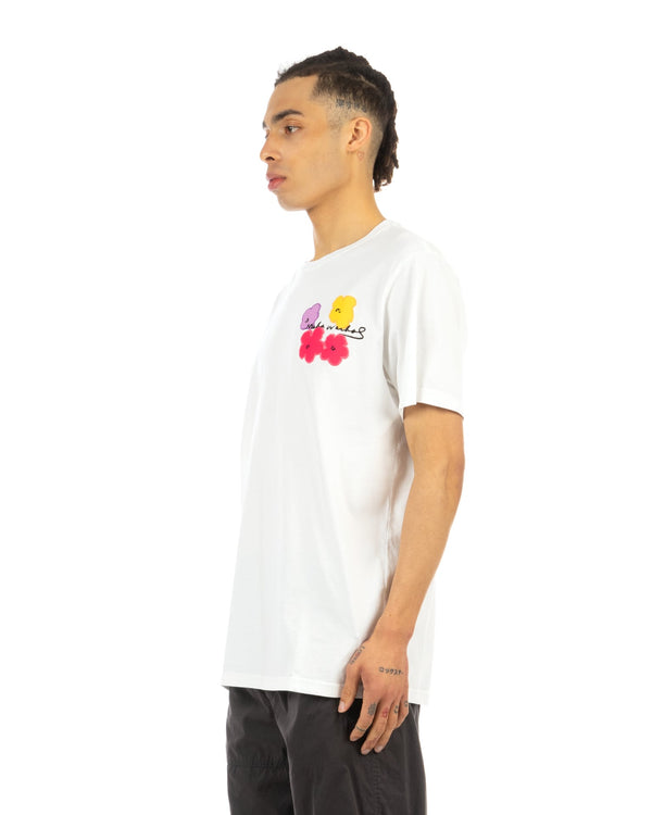 maharishi | x Warhol 9639 Flowers T-Shirt White - Concrete