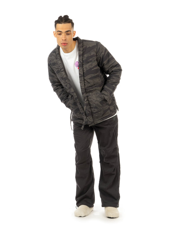 maharishi | 8021 Camo Padded Kimono Reflective Tigerstripe - Concrete
