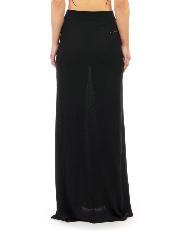 SO GOOD TO WEAR | Tallinn Skirt Black - Concrete