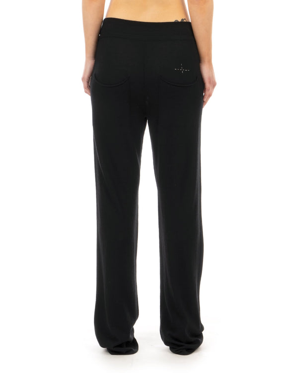 SO GOOD TO WEAR | Como Cashmere Pants Black - Concrete