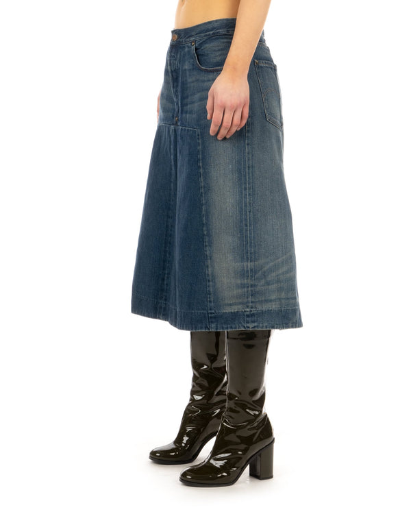 Levi's Vintage Clothing | 1906 501 Bunkhouse Skirt - Concrete