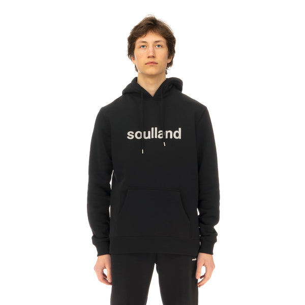Soulland | Googie Hoodie Black - Concrete
