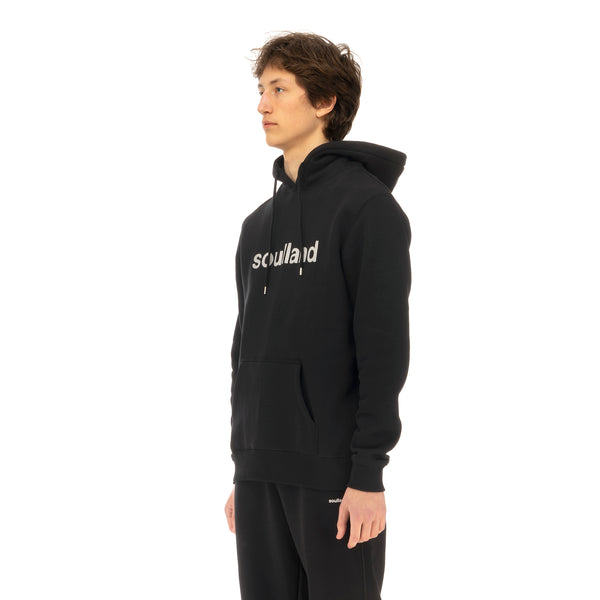 Soulland | Googie Hoodie Black - Concrete