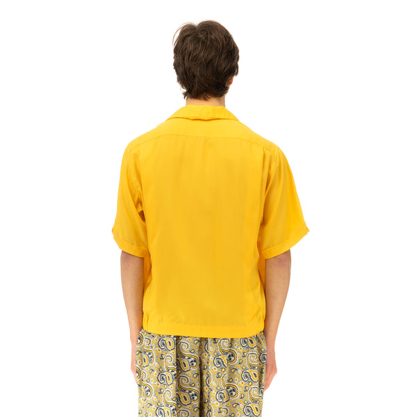 Haversack | Poplin Shirt 822008-10 Yellow - Concrete