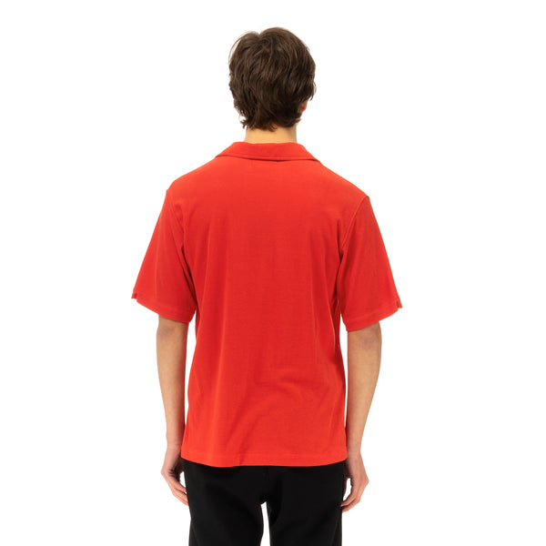 Haversack | Velour Polo Shirt 812003-18 Orange - Concrete