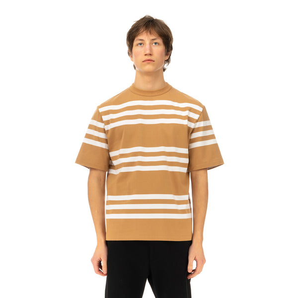 Haversack | Stripe T-Shirt 812004-31 Beige - Concrete