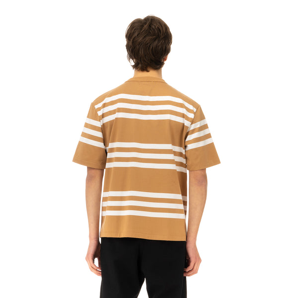 Haversack | Stripe T-Shirt 812004-31 Beige - Concrete