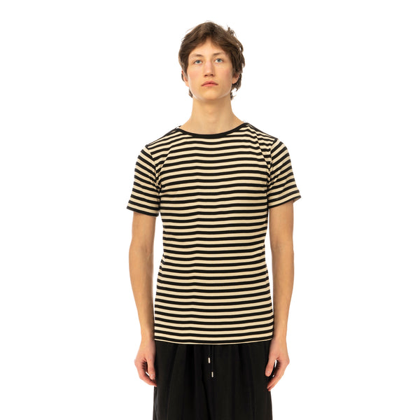 Haversack | Striped T-Shirt 812025-05 Black - Concrete