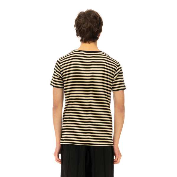 Haversack | Striped T-Shirt 812025-05 Black - Concrete