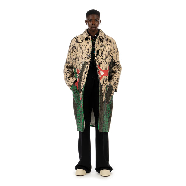 Walter Van Beirendonck | Khiva Coat Camel - Concrete