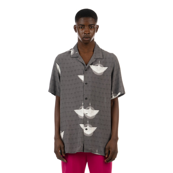GFOOT | Crane Holiday Shirt Black - Concrete