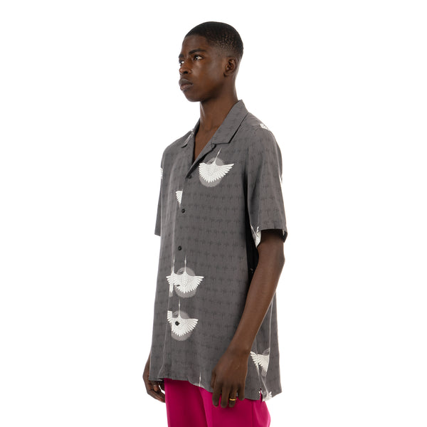 GFOOT | Crane Holiday Shirt Black - Concrete