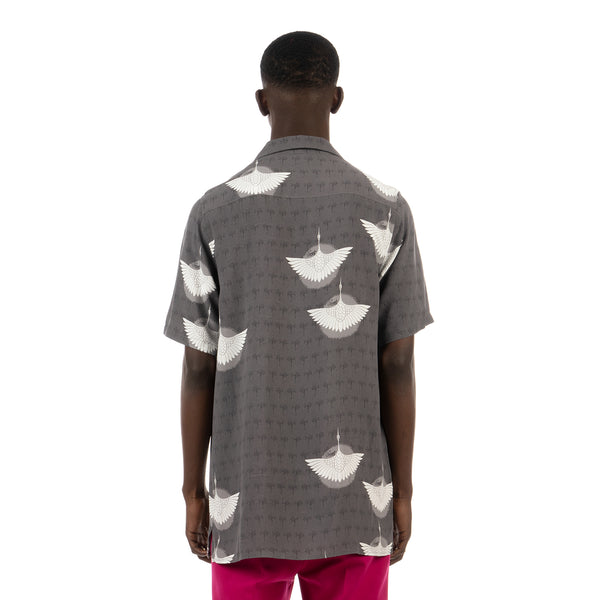 GFOOT | Crane Holiday Shirt Black - Concrete