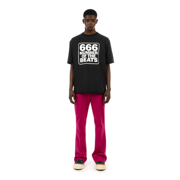 GFOOT | '666' T-Shirt Black - Concrete