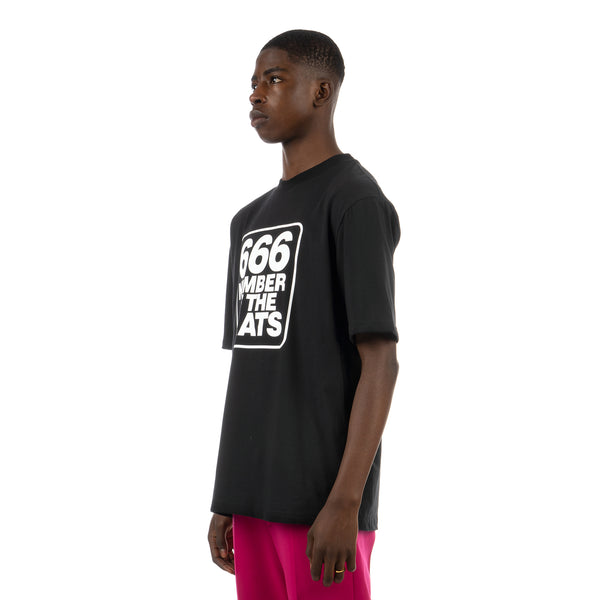 GFOOT | '666' T-Shirt Black - Concrete