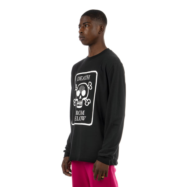 GFOOT | Death From Below L/S T-Shirt Black - Concrete
