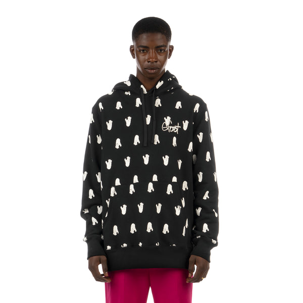 GFOOT | Palm AOP 2 Hoodie Black - Concrete