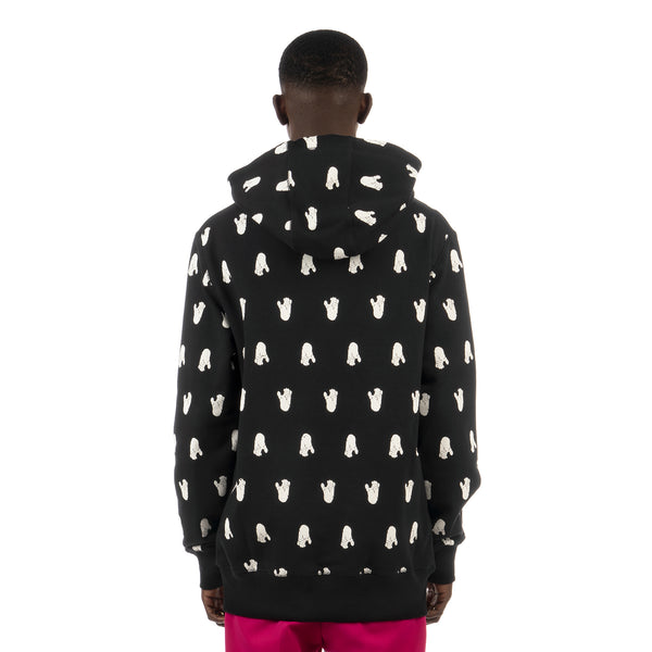 GFOOT | Palm AOP 2 Hoodie Black - Concrete