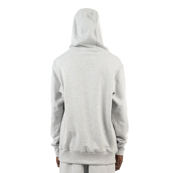 GFOOT | Script Hoodie Grey Marl - Concrete