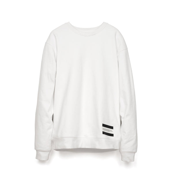 Calvin Klein Jeans Est. 1978 | Small Patch Crewneck Bright White - Concrete