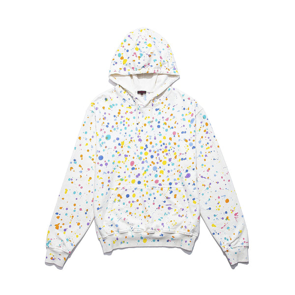 CLOT | Paintsplatter Hoodie (Hand Finished) White - Concrete