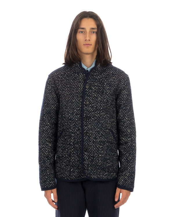 Hansen | 'Erling' Quilted Work Jacket Big Blue - Concrete