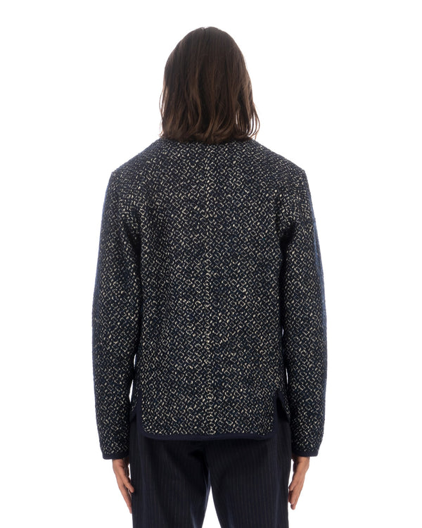 Hansen | 'Erling' Quilted Work Jacket Big Blue - Concrete