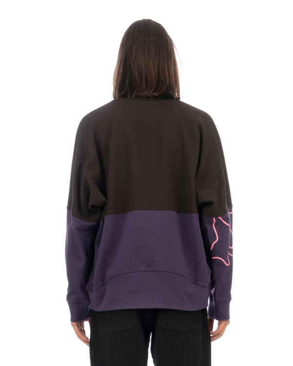 Perks and Mini (P.A.M.) | Disc Man Crewneck Java Wisteria - Concrete