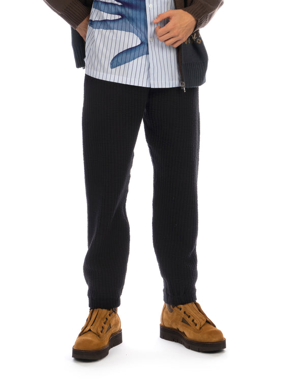 White Mountaineering | Quilted Sweatpants Black - Concrete