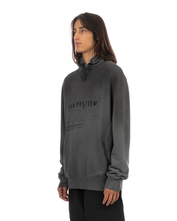 TOBIAS BIRK NIELSEN | H5G1 Serigraphy Hoodie Gargoyle Grey - Concrete