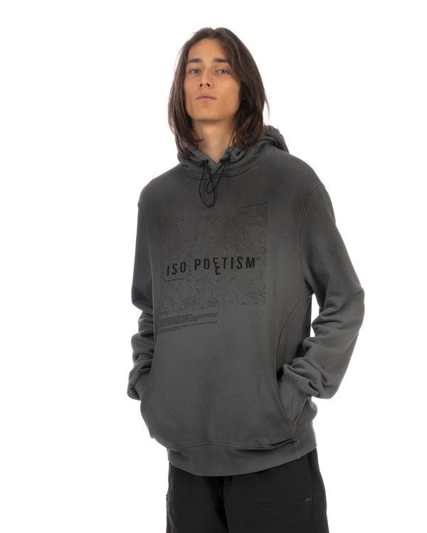 TOBIAS BIRK NIELSEN | H5G1 Serigraphy Hoodie Gargoyle Grey - Concrete