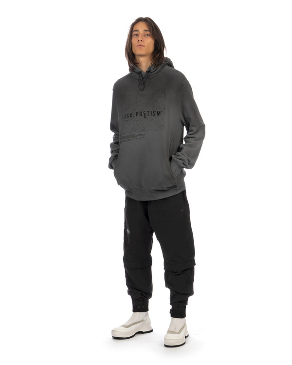 TOBIAS BIRK NIELSEN | H5G1 Serigraphy Hoodie Gargoyle Grey - Concrete