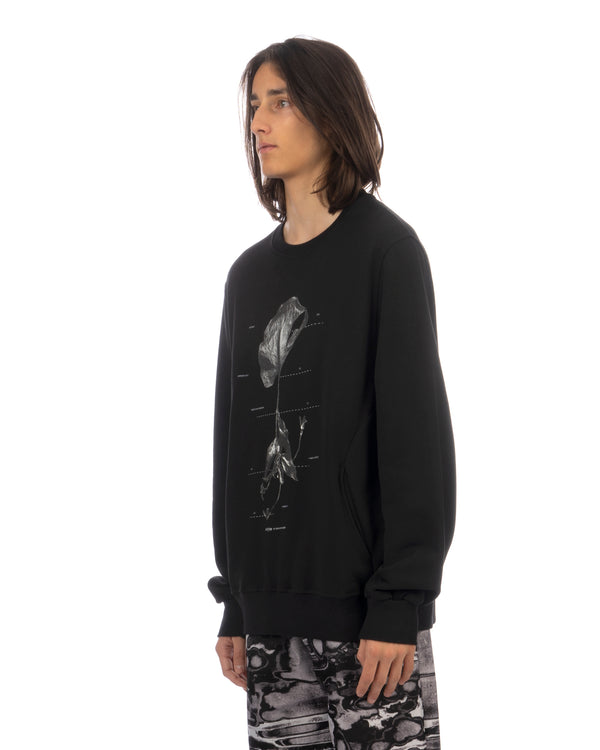 TOBIAS BIRK NIELSEN | SW13 Serigraphy Sweater Black - Concrete