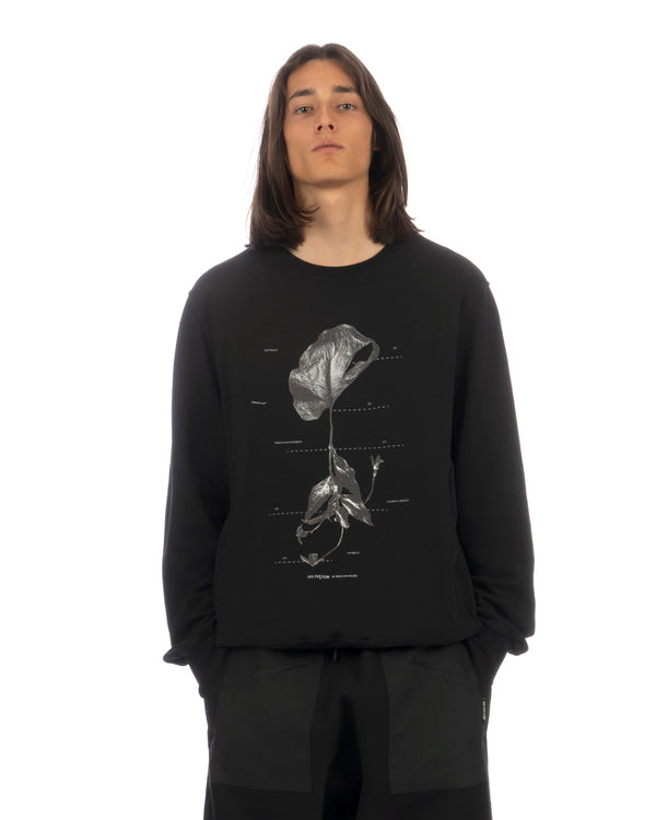 TOBIAS BIRK NIELSEN | SW13 Serigraphy Sweater Black - Concrete