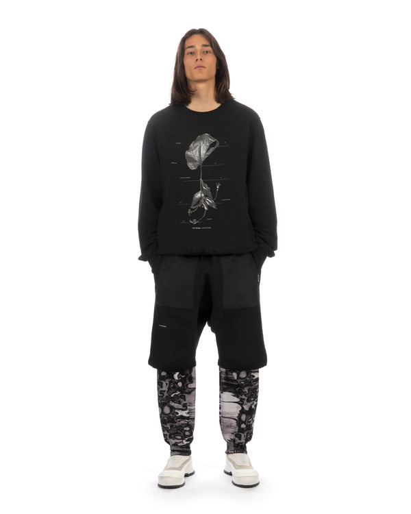 TOBIAS BIRK NIELSEN | SW13 Serigraphy Sweater Black - Concrete