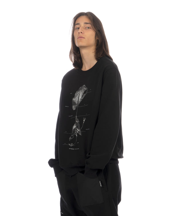 TOBIAS BIRK NIELSEN | SW13 Serigraphy Sweater Black - Concrete